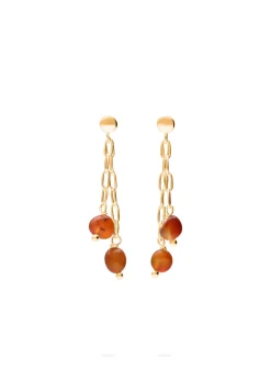 PENDIENTES DULAL BAÑADOS EN ORO