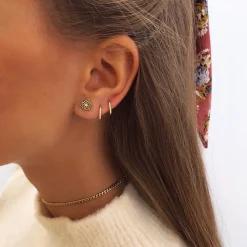 PENDIENTES HEMAL BAÑADOS EN ORO