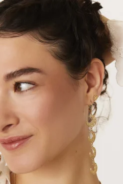 PENDIENTES HEMAL BAÑADOS EN ORO
