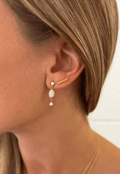 PENDIENTES INDU BAÑADOS EN ORO