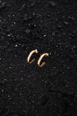 PENDIENTES JAIVIK (20MM) BAÑADOS EN ORO