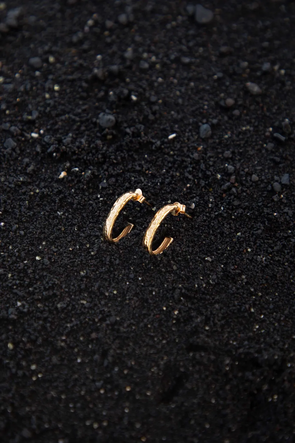 PENDIENTES JAIVIK (20MM) BAÑADOS EN ORO