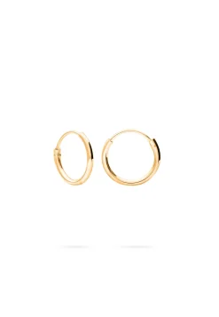 PENDIENTES JIVANA (12MM) BAÑADOS EN ORO