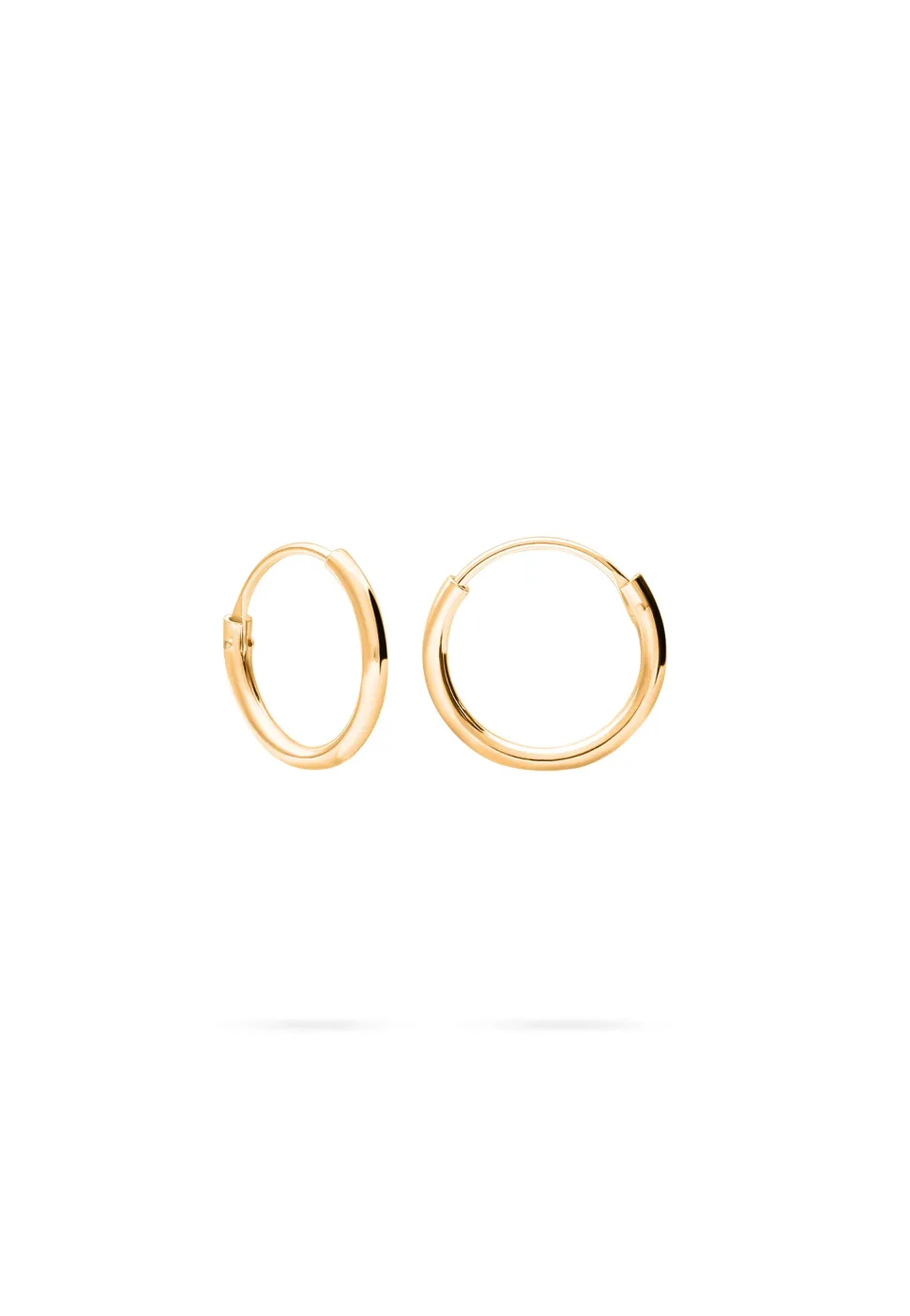 PENDIENTES JIVANA (12MM) BAÑADOS EN ORO