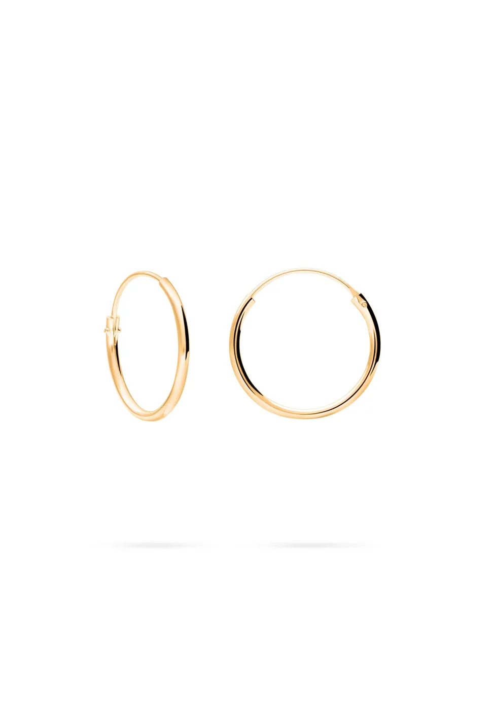 PENDIENTES JIVANA (18MM) BAÑADOS EN ORO