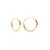 PENDIENTES JIVANA (14MM) BAÑADOS EN ORO