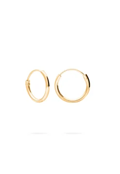 PENDIENTES JIVANA (14MM) BAÑADOS EN ORO