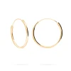 PENDIENTES JIVANA (25MM) BAÑADOS EN ORO