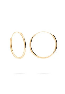 PENDIENTES JIVANA (25MM) BAÑADOS EN ORO