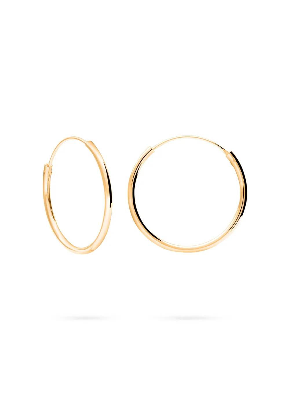 PENDIENTES JIVANA (25MM) BAÑADOS EN ORO