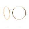 PENDIENTES JIVANA (30MM) BAÑADOS EN ORO