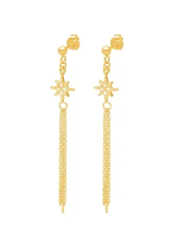 PENDIENTES KALPANA BAÑADOS EN ORO