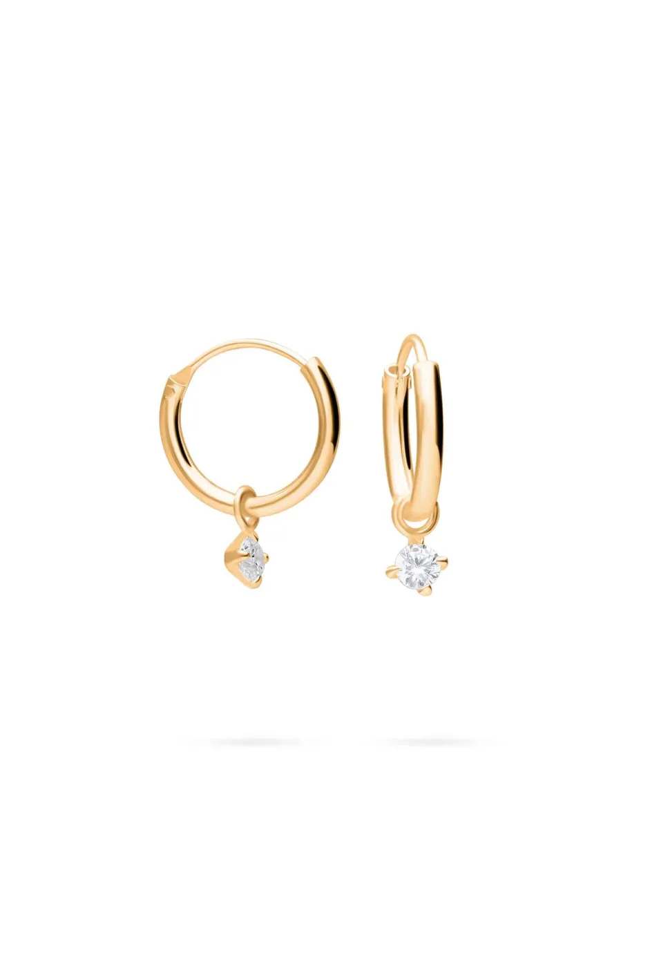 PENDIENTES KASHVI (12MM) BAÑADOS EN ORO