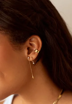PENDIENTES KASHVI (12MM) BAÑADOS EN ORO