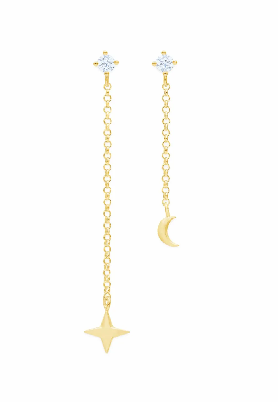 PENDIENTES MAHANT BAÑADOS EN ORO