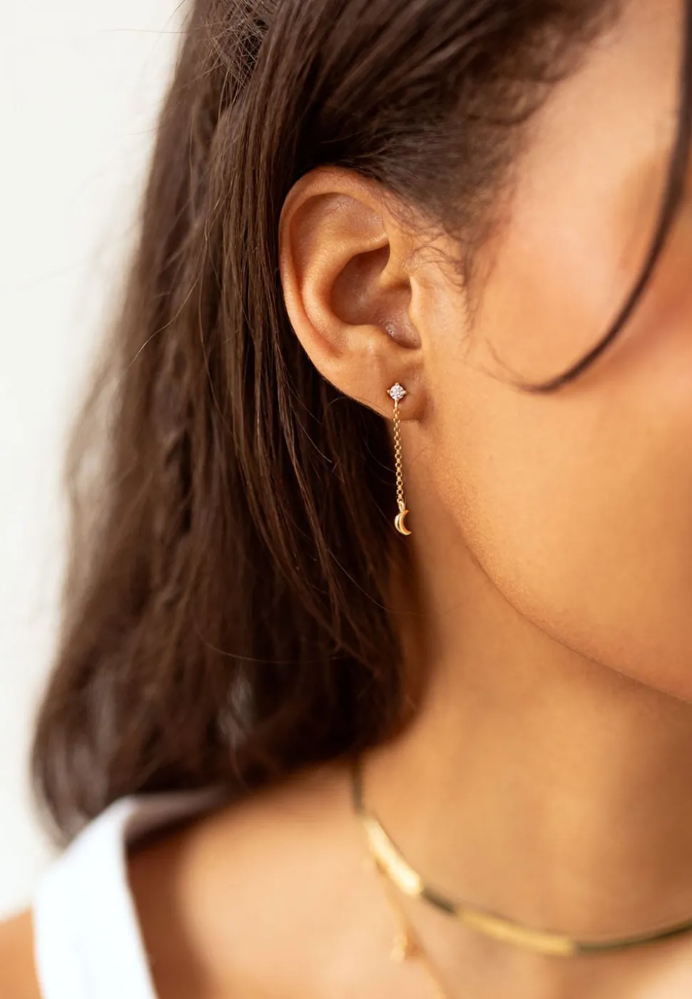 PENDIENTES MAHANT BAÑADOS EN ORO