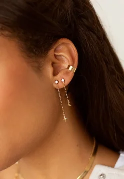 PENDIENTES MAHANT BAÑADOS EN ORO