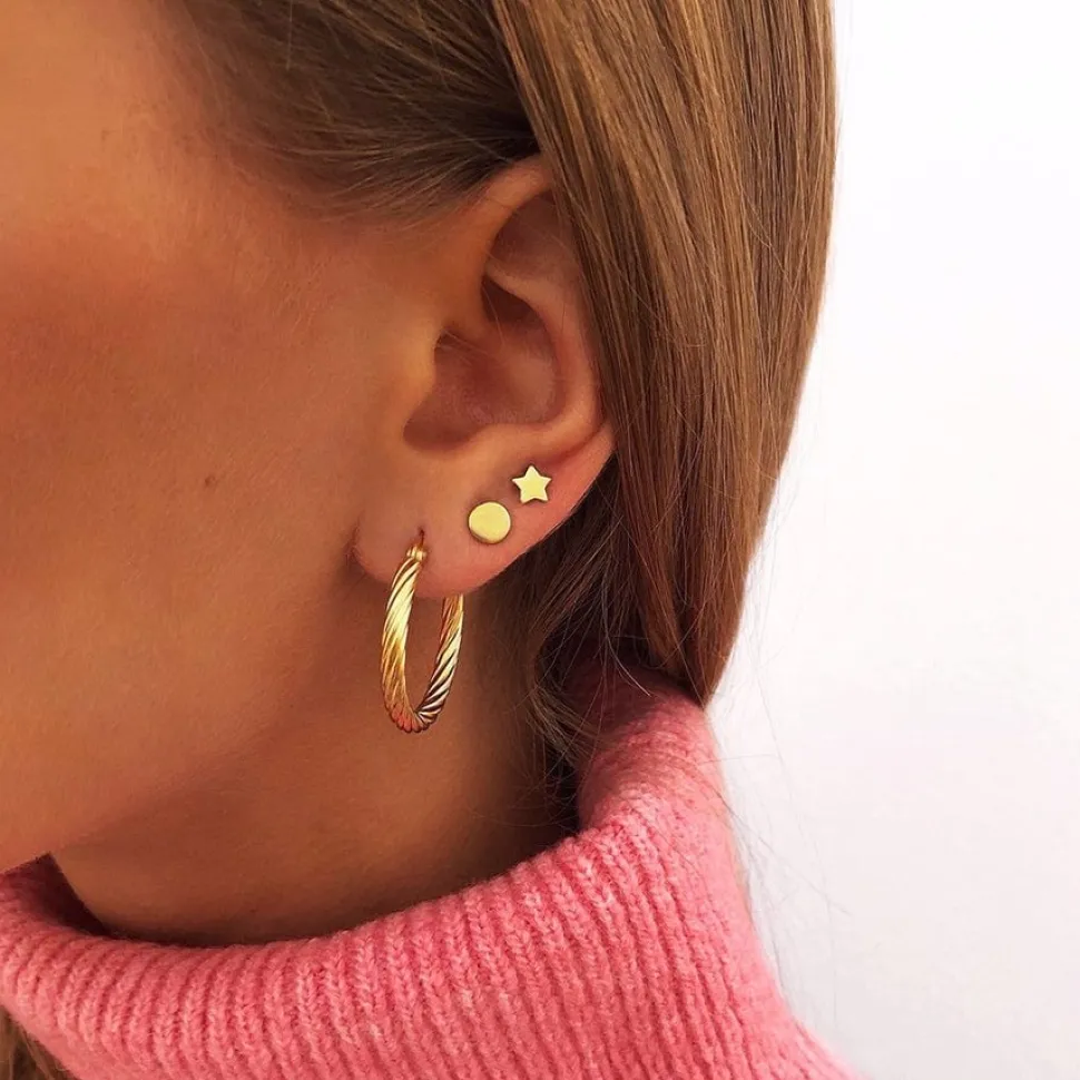 PENDIENTES MITALI BAÑADOS EN ORO