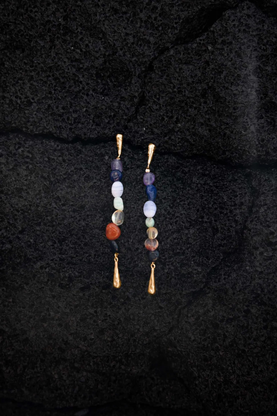 PENDIENTES NADIS BAÑADOS EN ORO