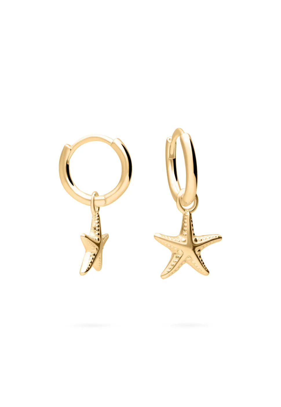 PENDIENTES PAVANA (12MM) BAÑADOS EN ORO