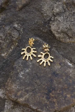 PENDIENTES PIGALANA BAÑADOS EN ORO