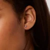 PENDIENTES PROCYON ORO BLANCO