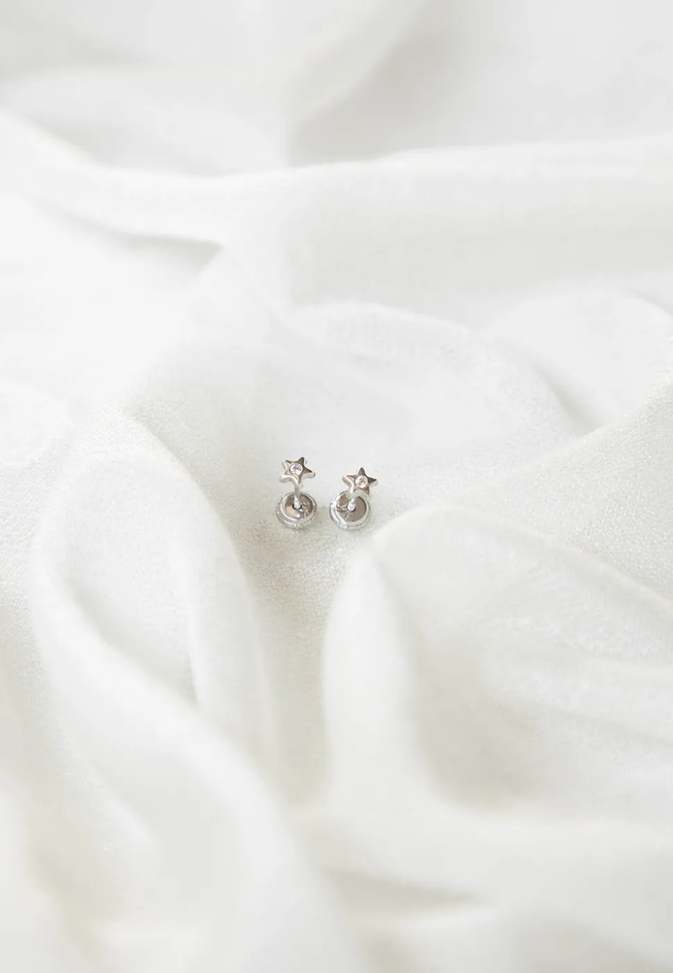 PENDIENTES PROCYON ORO BLANCO