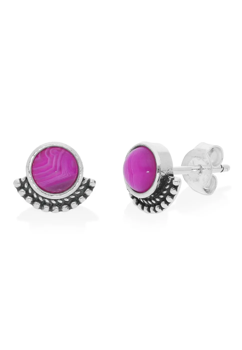 PENDIENTES RAGA AGATA FUCSIA