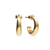 PENDIENTES RAHASY (16MM) BAÑADOS EN ORO