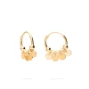 PENDIENTES REVA (14MM) BAÑADOS EN ORO