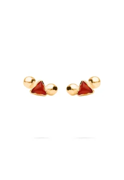 PENDIENTES SAITRAS BAÑADOS EN ORO