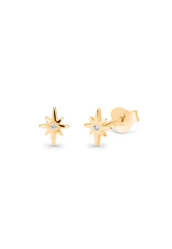PENDIENTES SANSA BAÑADOS EN ORO