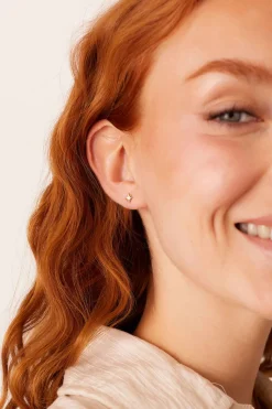 PENDIENTES SANSA BAÑADOS EN ORO