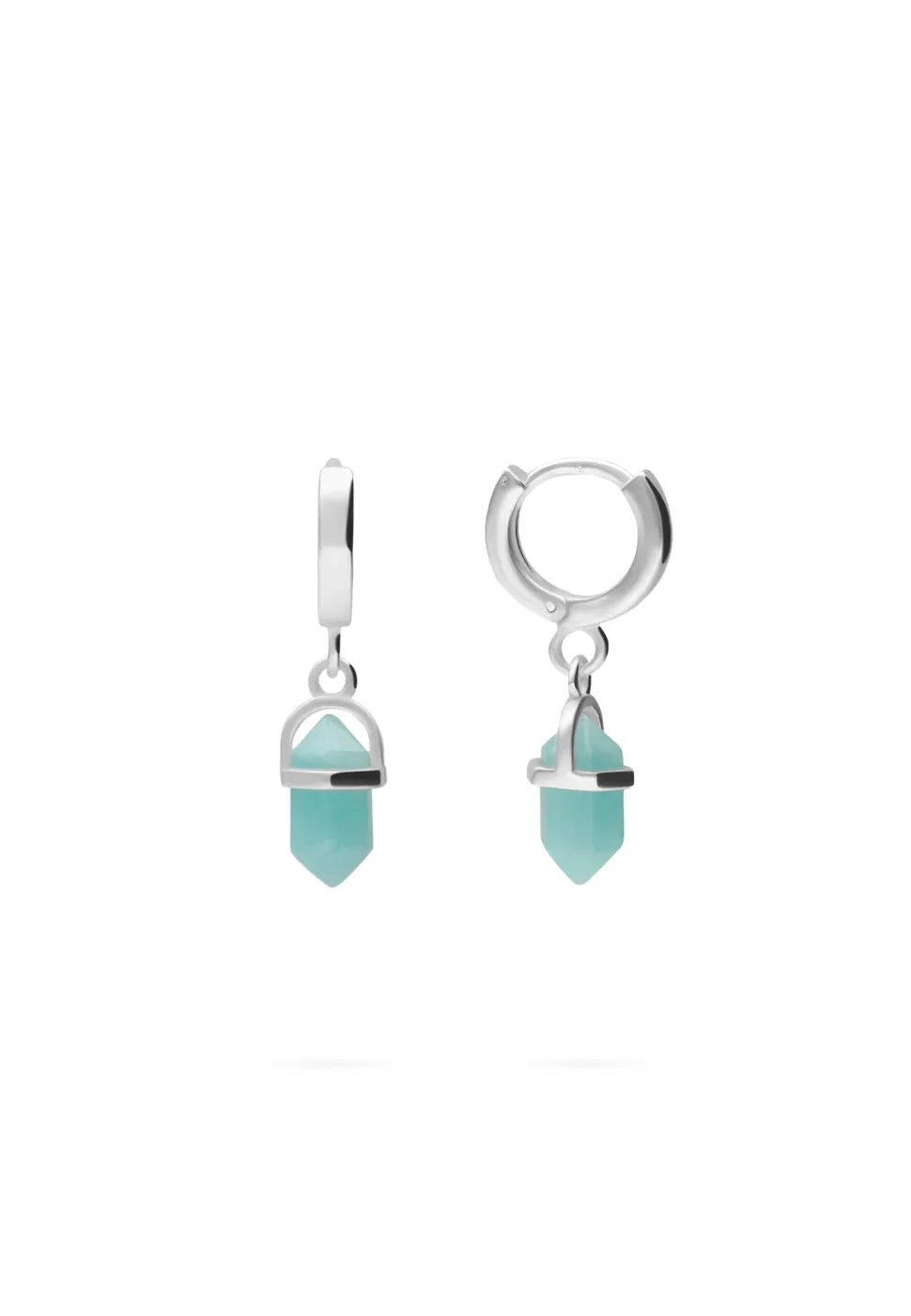 PENDIENTES SURYA AMAZONITA (12MM)