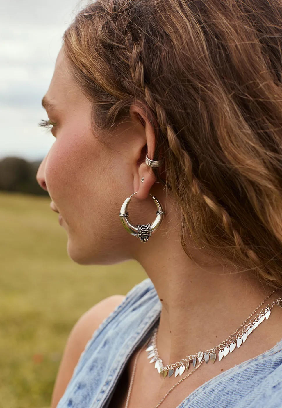 PENDIENTES TIRTHA (30MM)