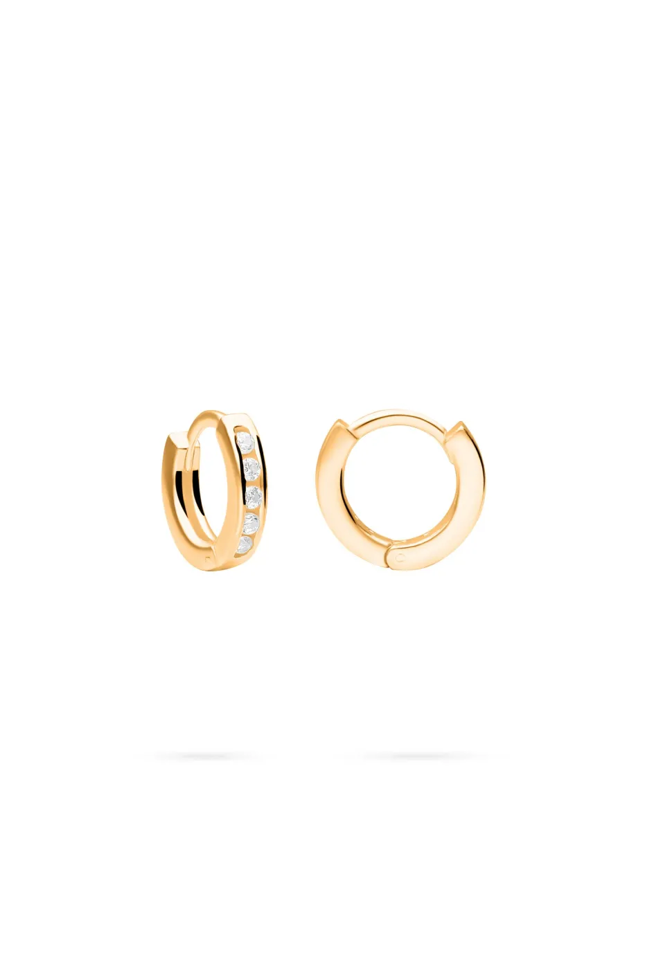 PENDIENTES TIRU (10MM) BAÑADOS EN ORO