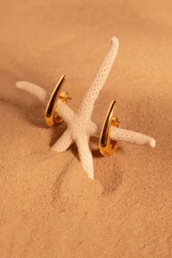 PENDIENTES VISTARI BAÑADOS EN ORO