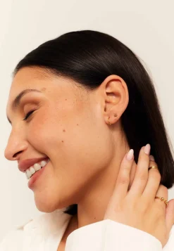 PENDIENTES YATIN BAÑADOS EN ORO