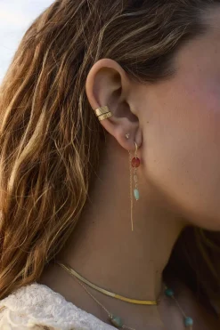 PENDIENTES YATIN BAÑADOS EN ORO