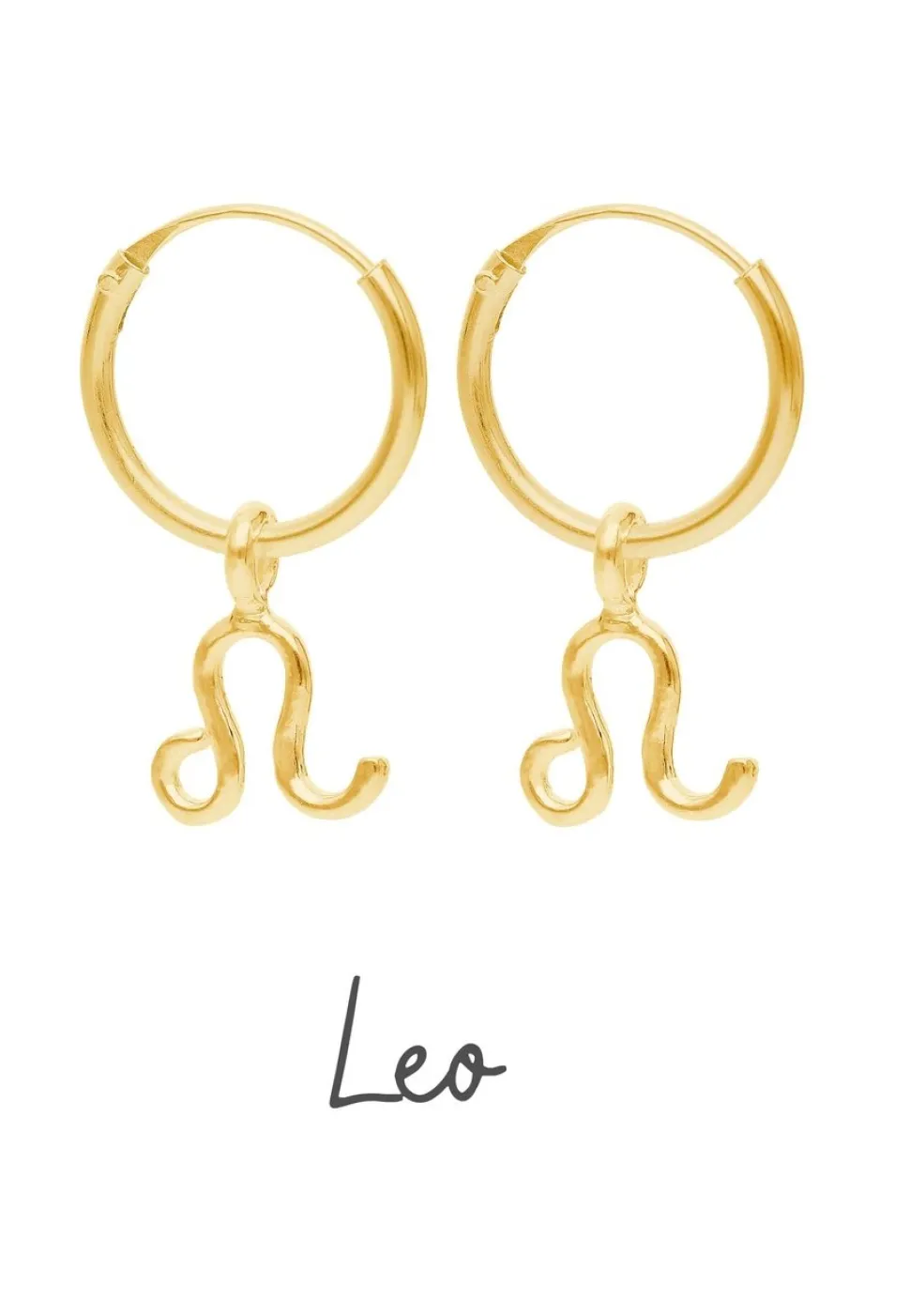 PENDIENTES ZODIACO (12MM) BAÑADOS EN ORO