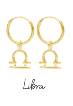 PENDIENTES ZODIACO (12MM) BAÑADOS EN ORO