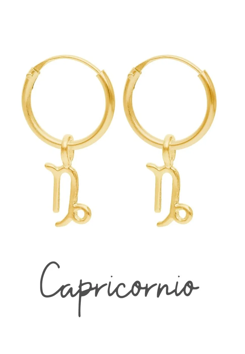 PENDIENTES ZODIACO (12MM) BAÑADOS EN ORO