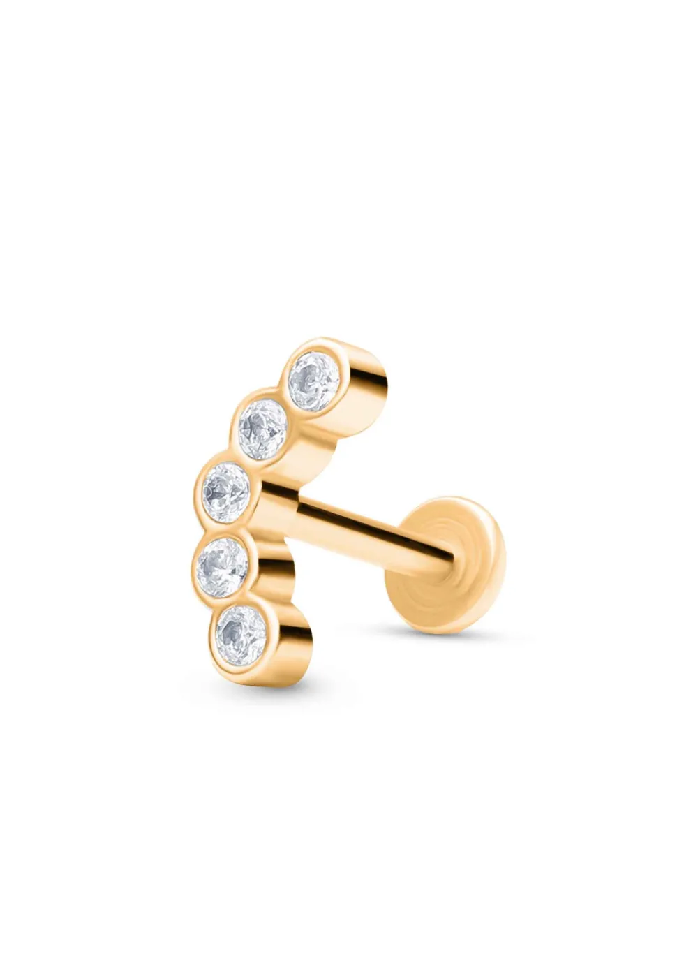 PIERCING MASAKALI BAÑADO EN ORO