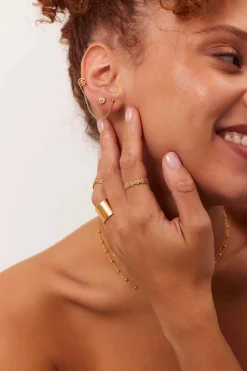 PIERCING SHALINI BAÑADO EN ORO