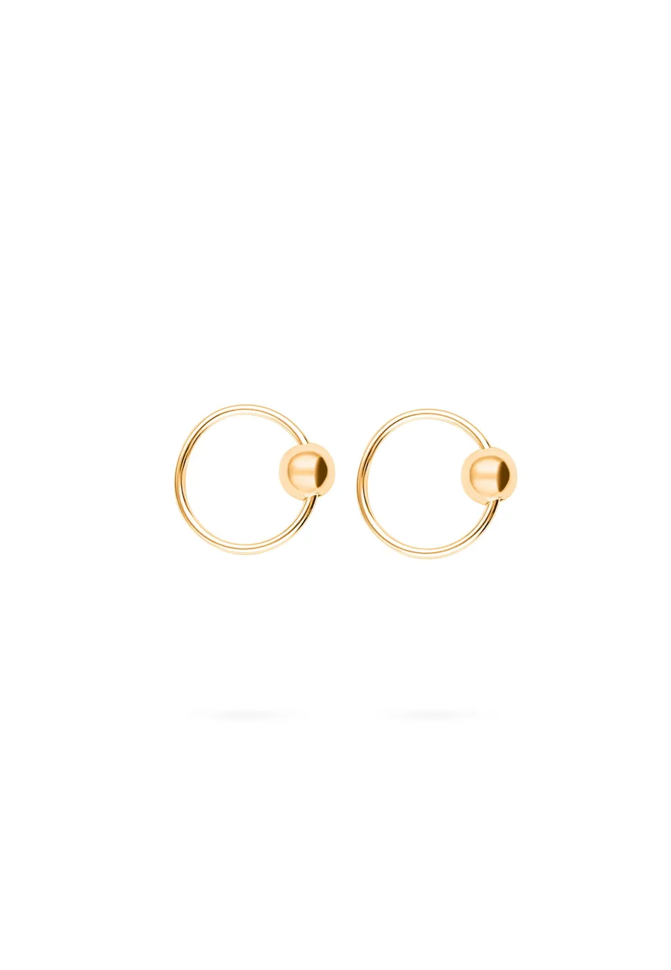 PIERCINGS AFTAN (8MM) BAÑADOS EN ORO