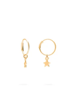 PIERCINGS SITARA (10MM) BAÑADOS EN ORO