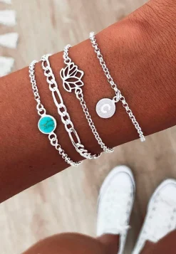 PULSERA ADAMYA LETRA CHAPA