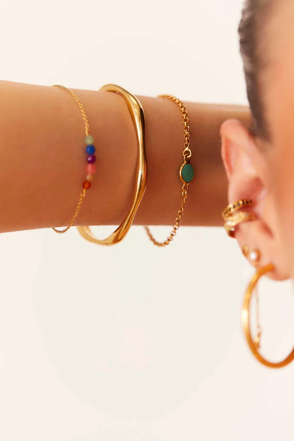 PULSERA INDUMA BAÑADA EN ORO