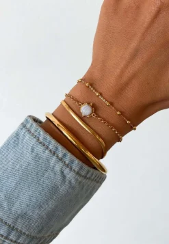 PULSERA MAHAVIRA BAÑADA EN ORO