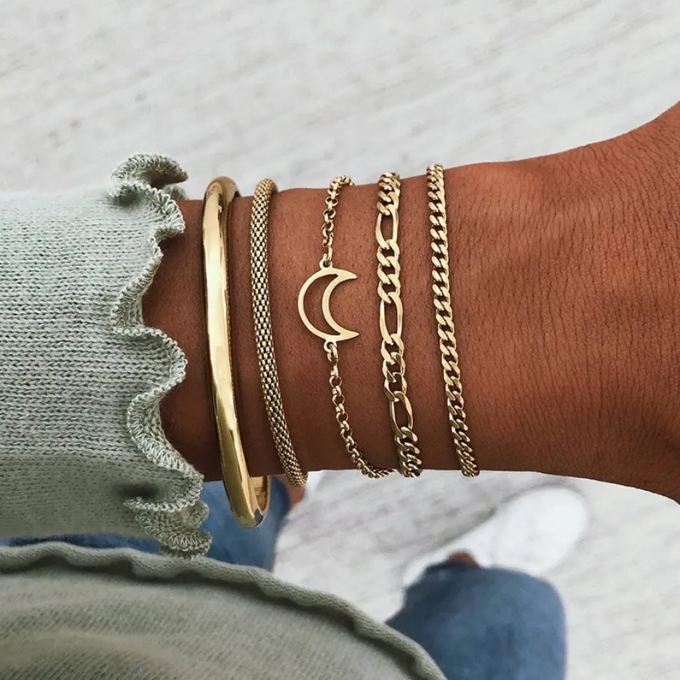 PULSERA MEEDI BAÑADA EN ORO